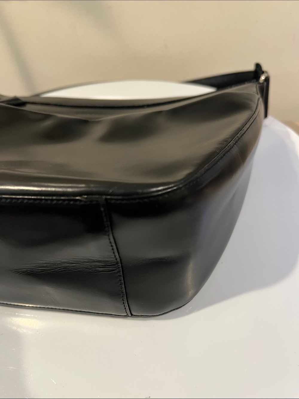 Burberry Black Leather Novacheck Plaid Shoulder Bag with COA - Picture 17 of 17